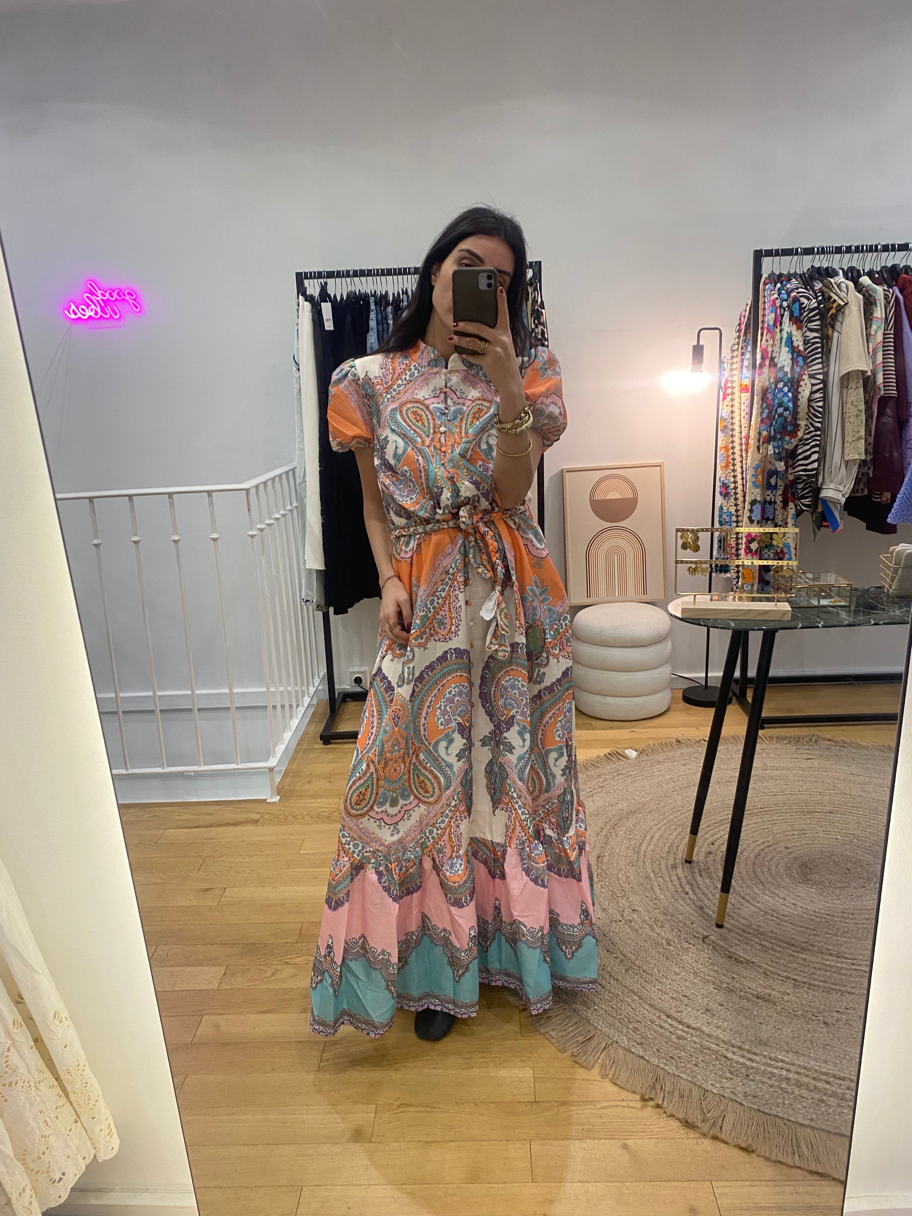Robe « Zim » orange