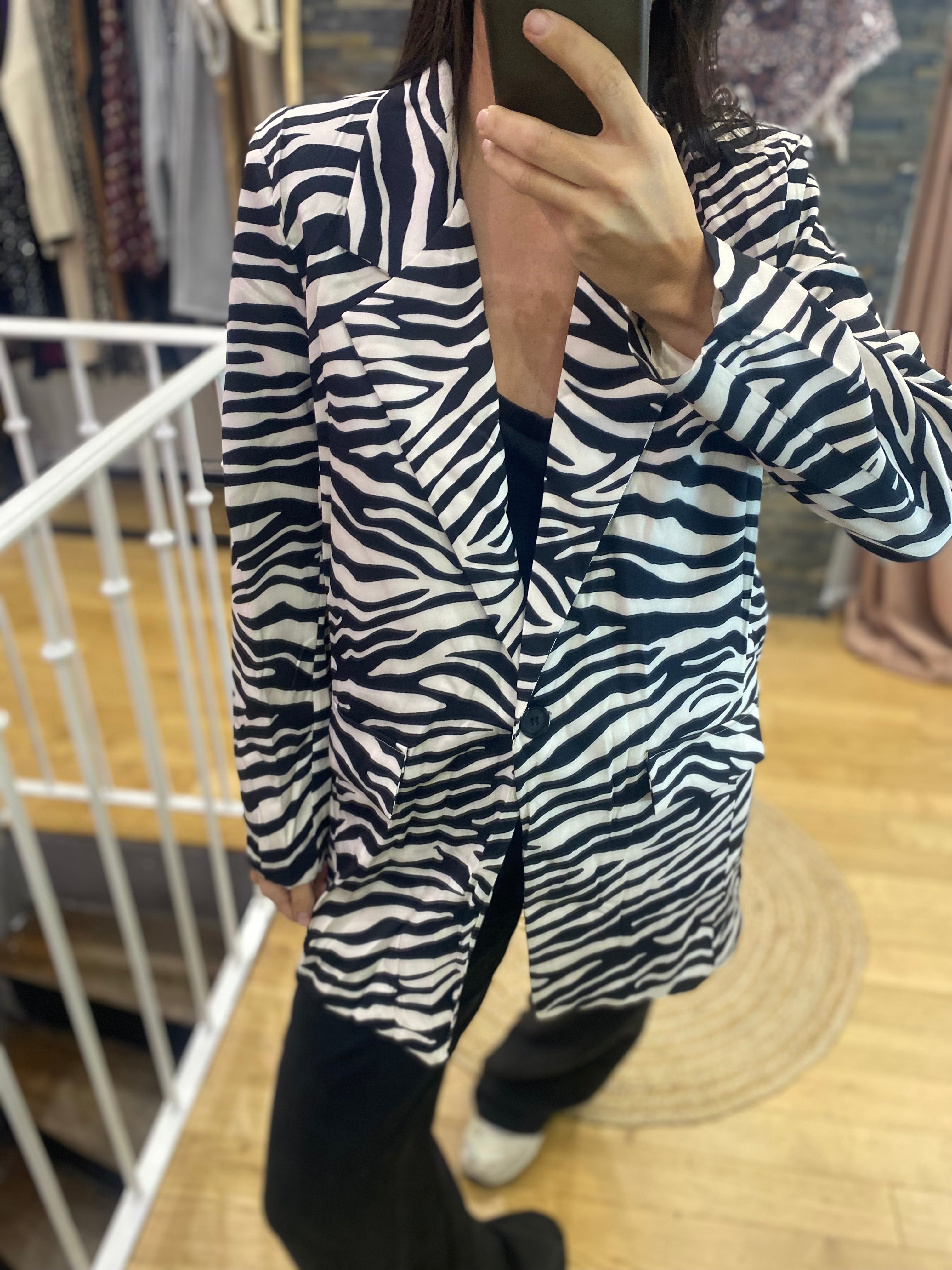 Veste « Lou » zèbre