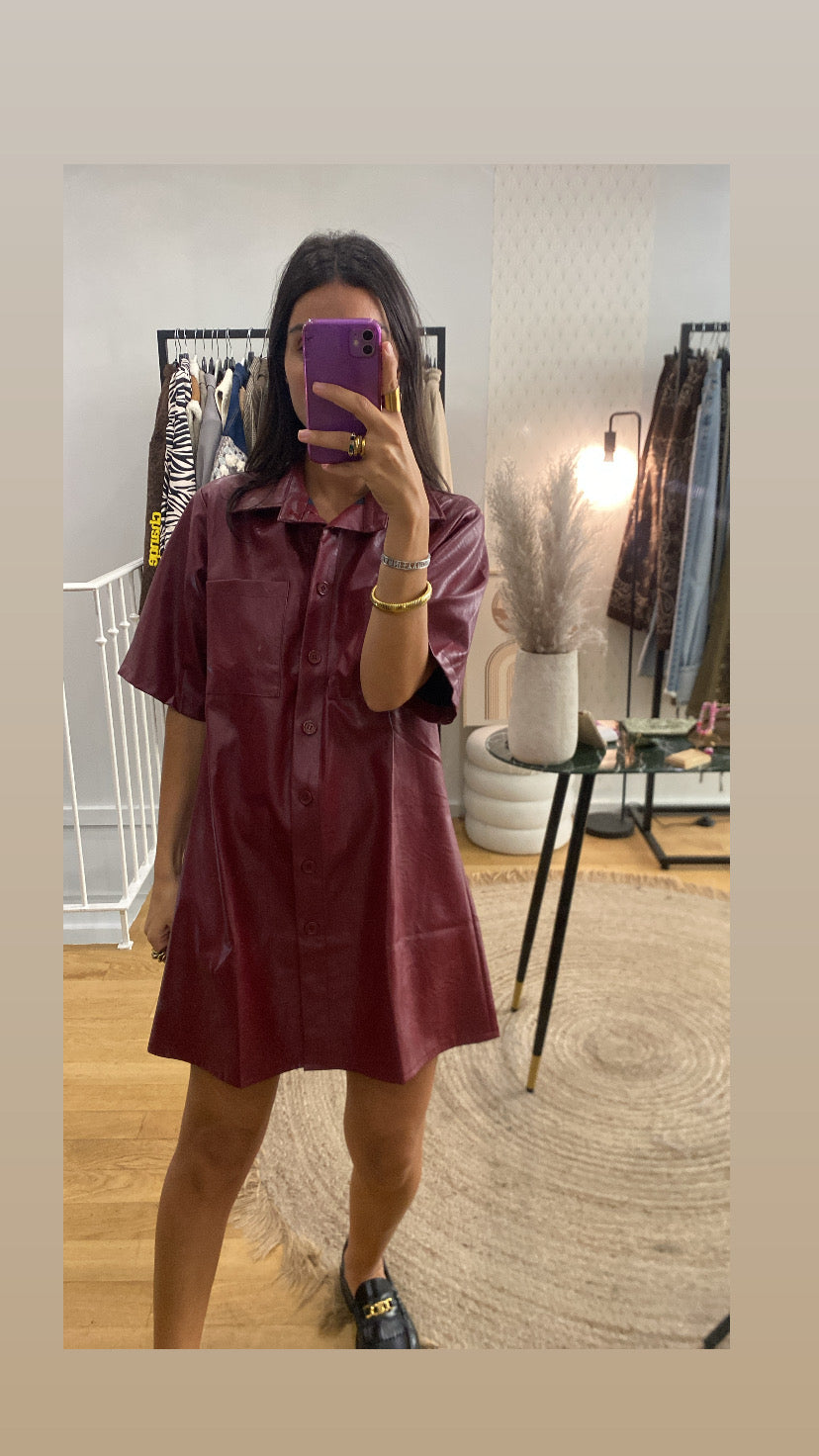 Robe « Will » bordeaux