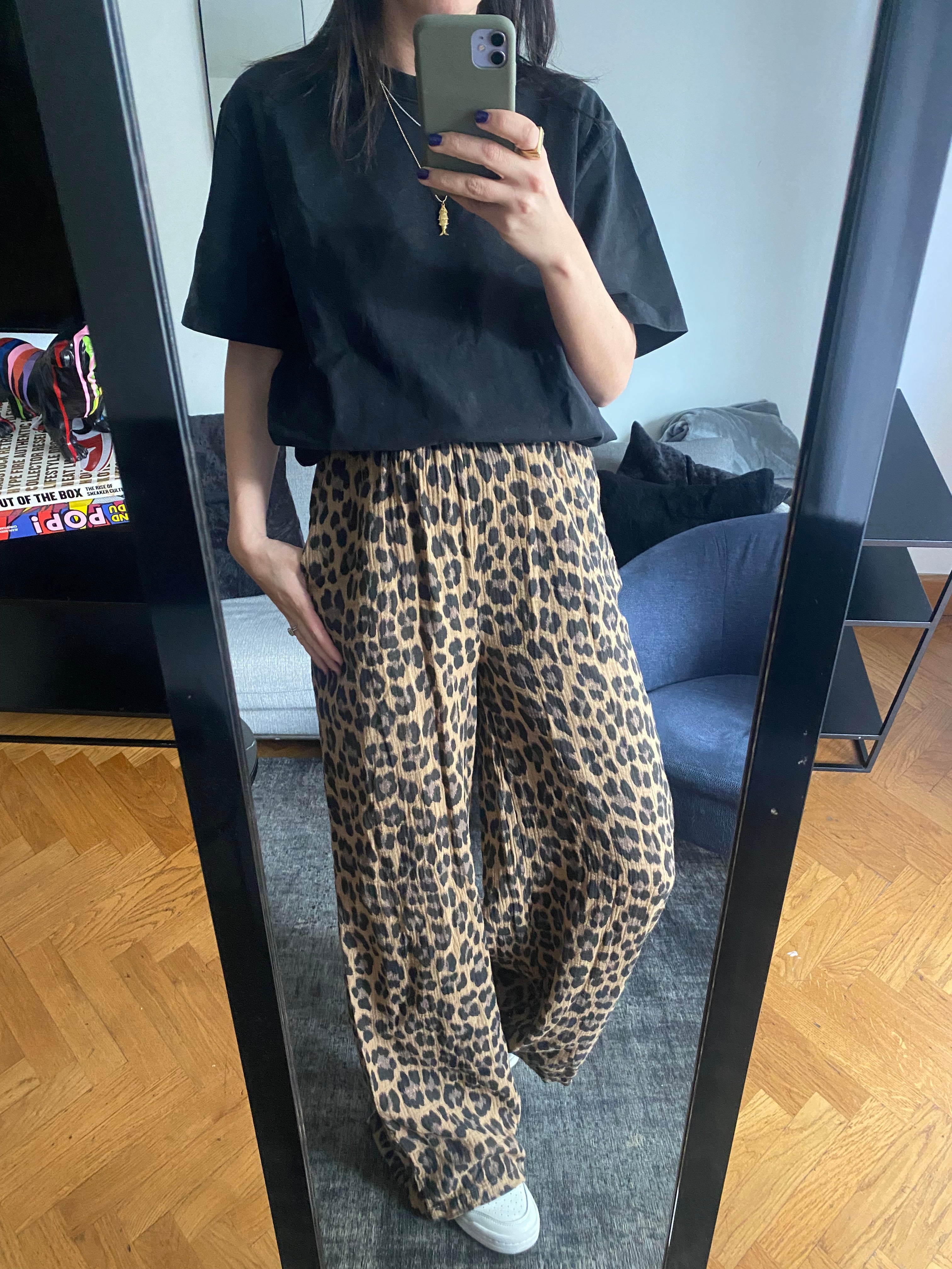 Pantalon « Marcelle » léopard
