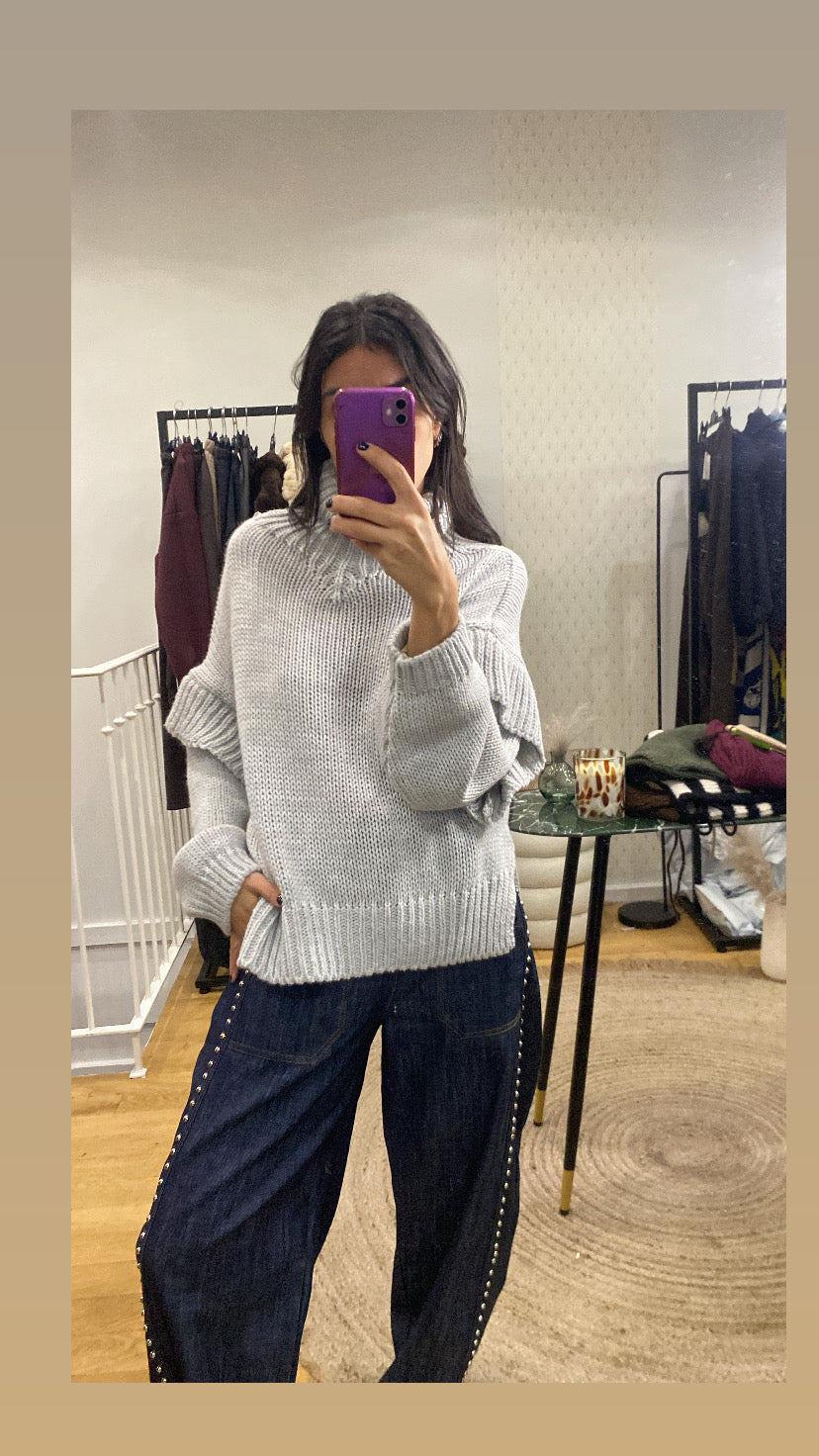 Pull « Irina » gris