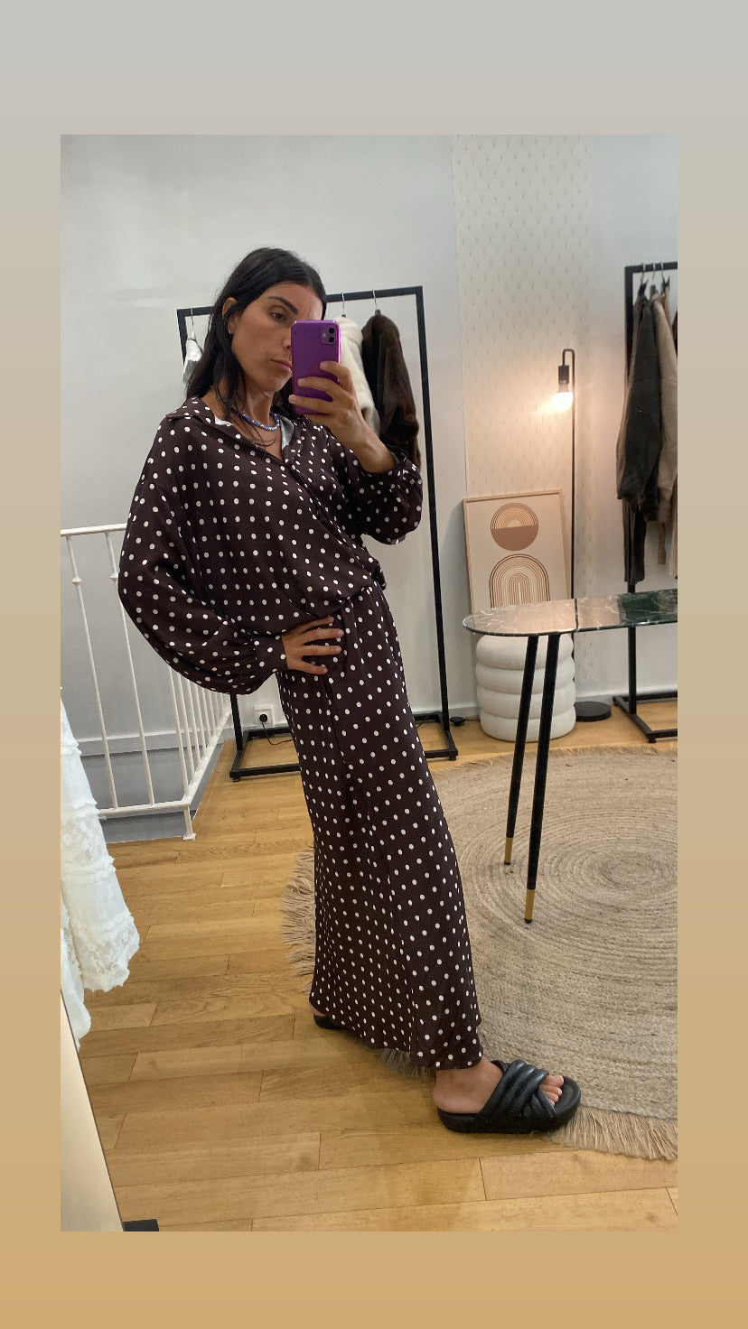 Jupe « charlie » marron