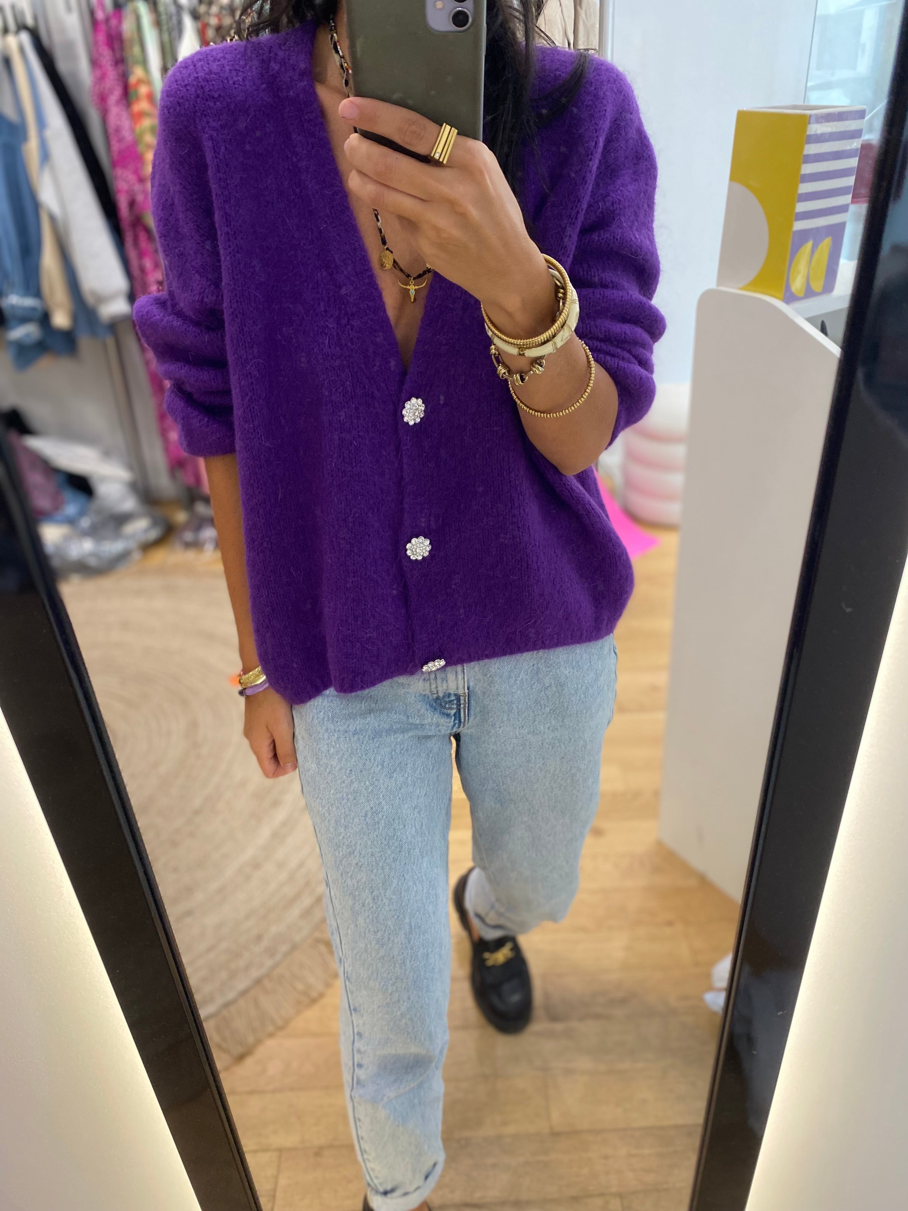 Gilet « marni » violet