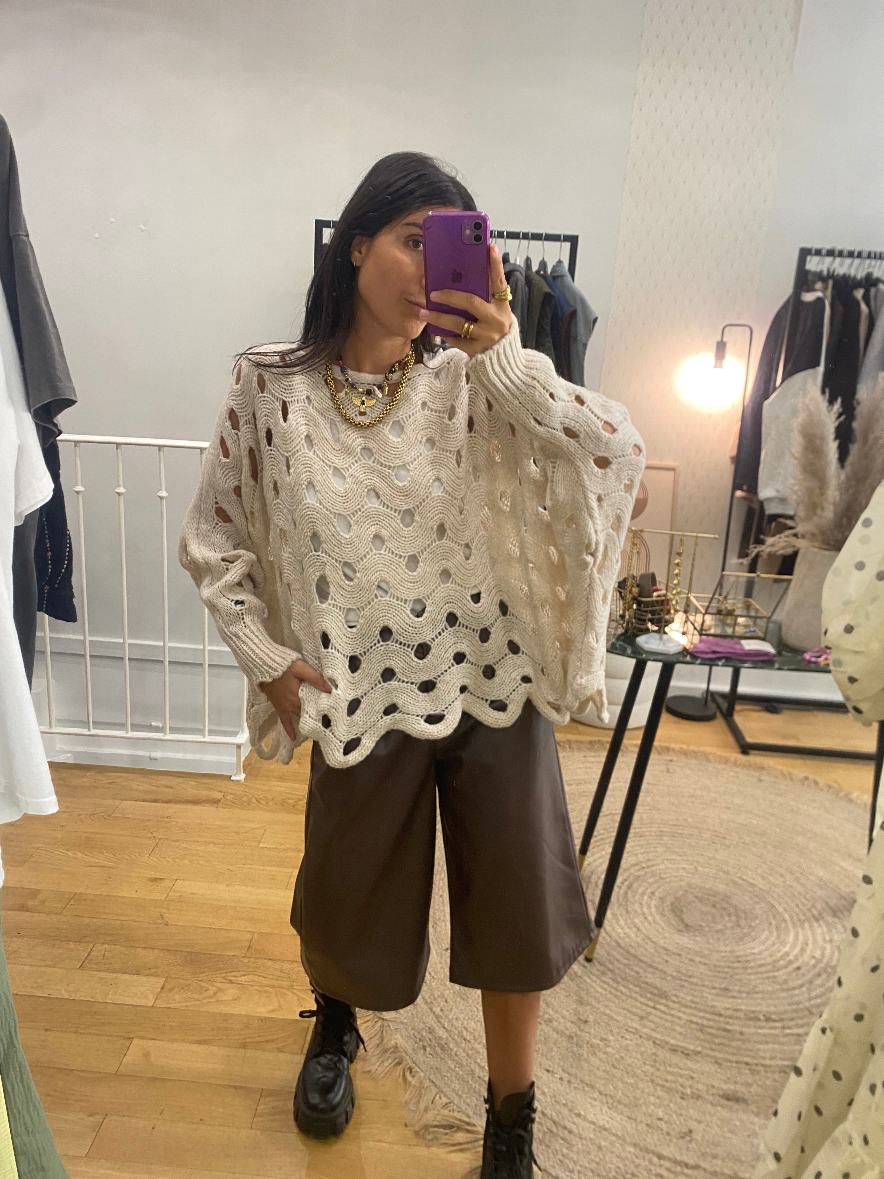 Bermuda « Abi » marron