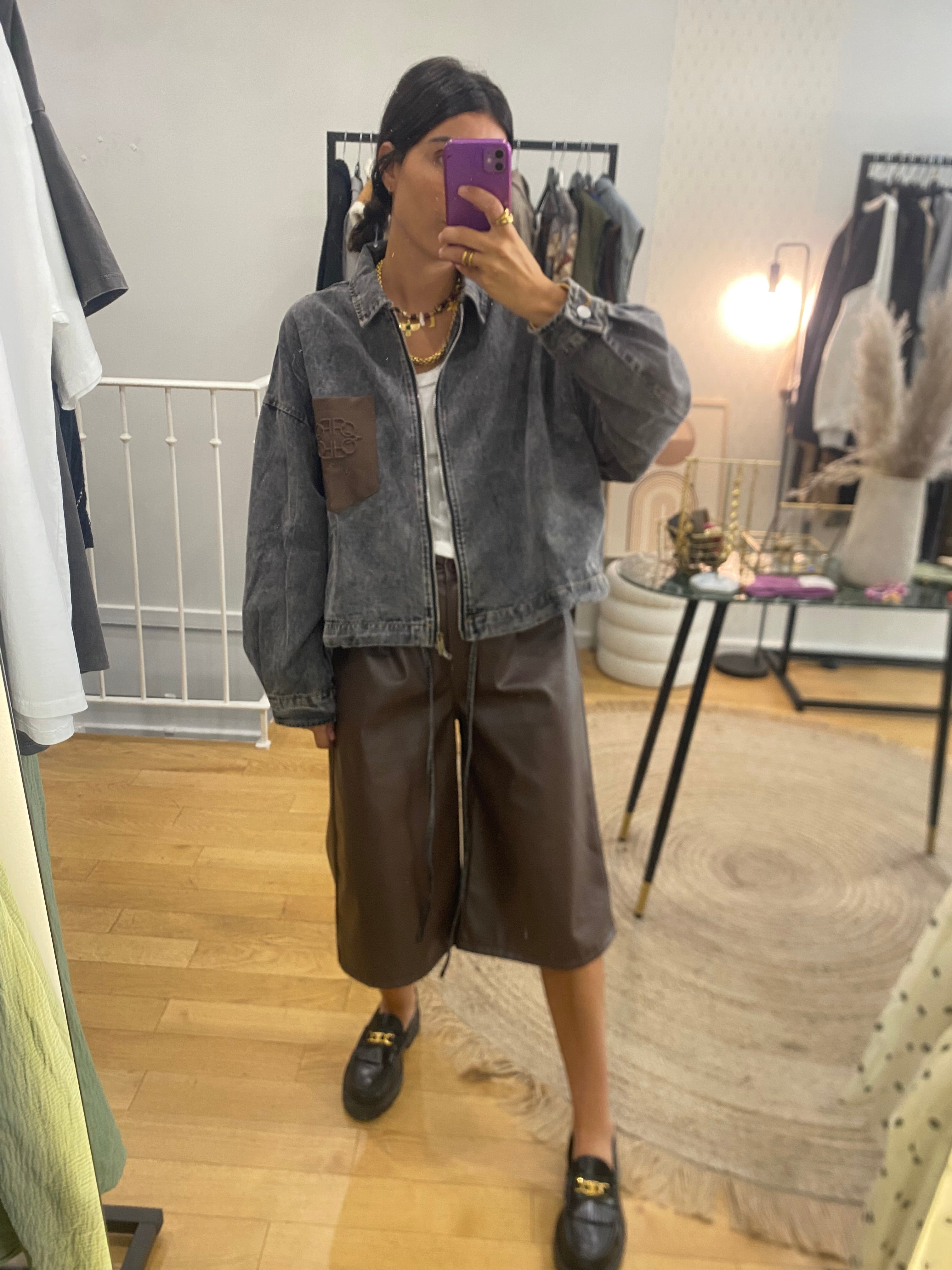 Bermuda « Abi » marron