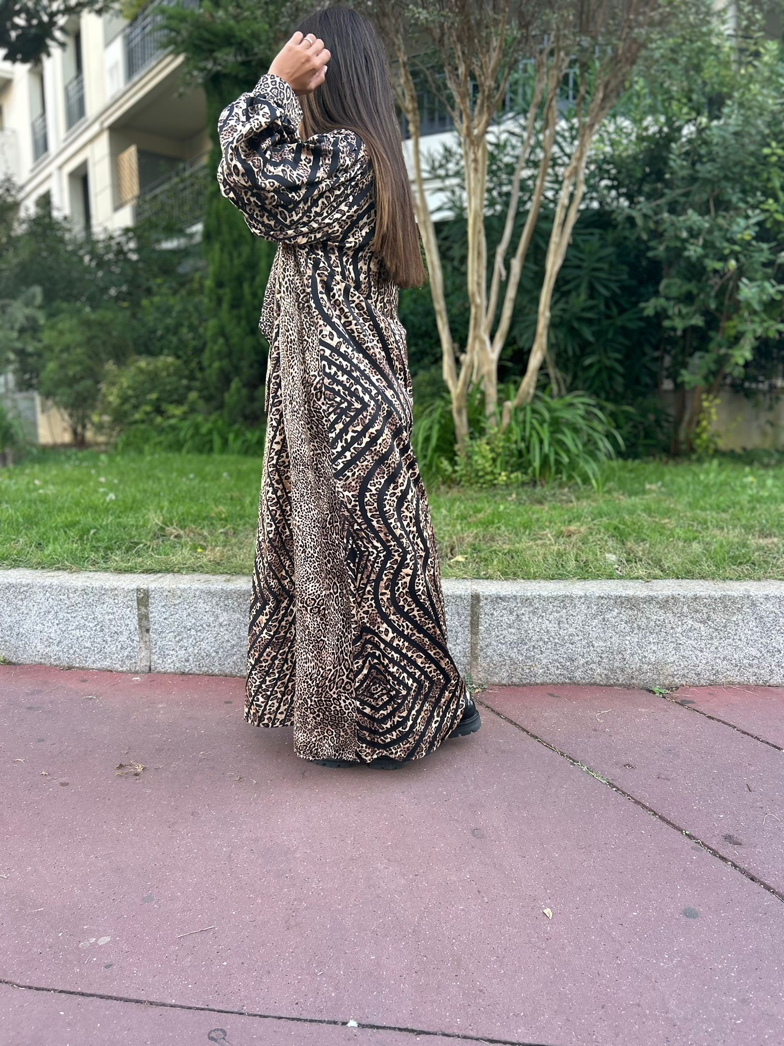 Robe « Hanna » léopard