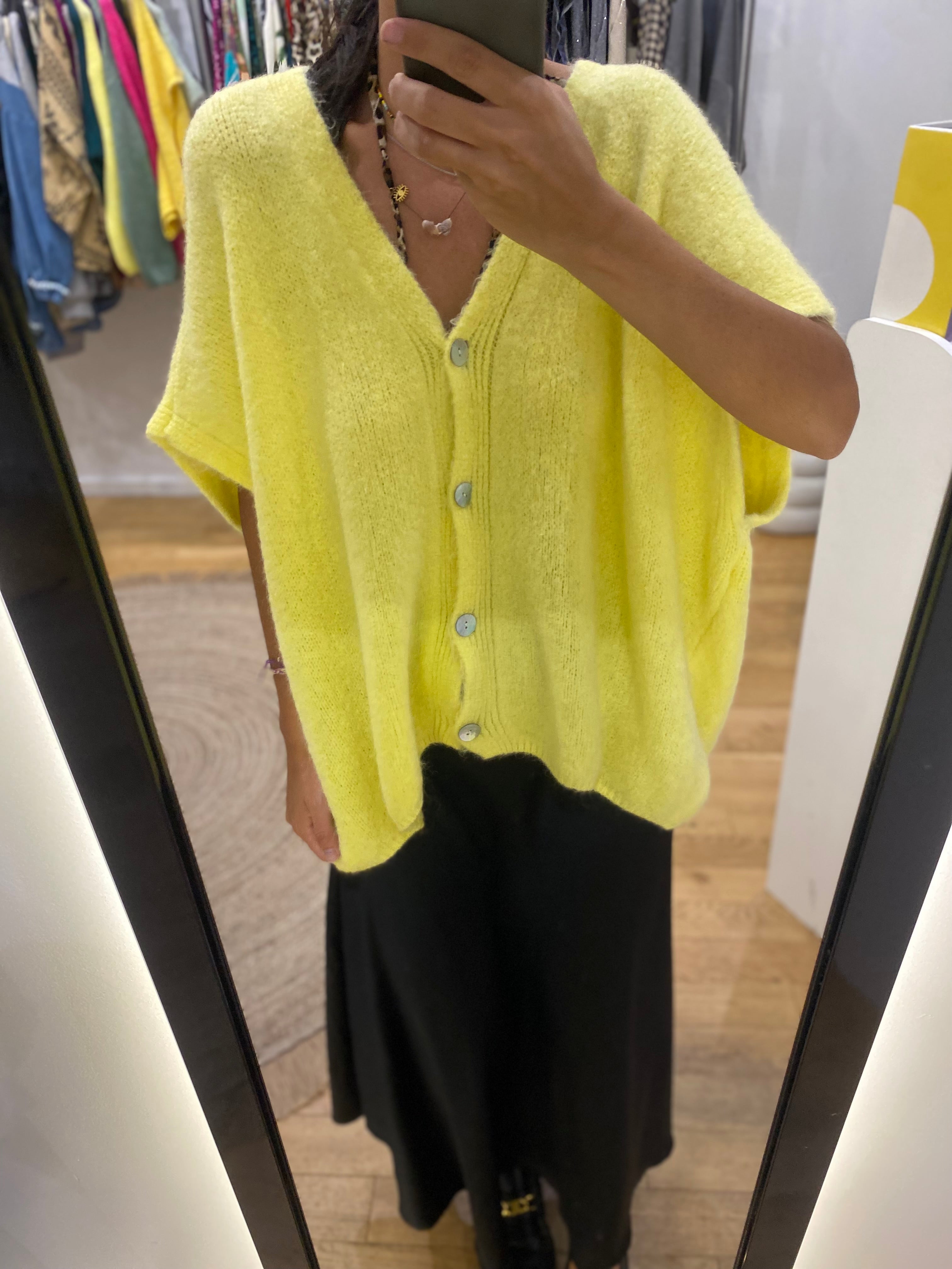 Gilet « yael » jaune