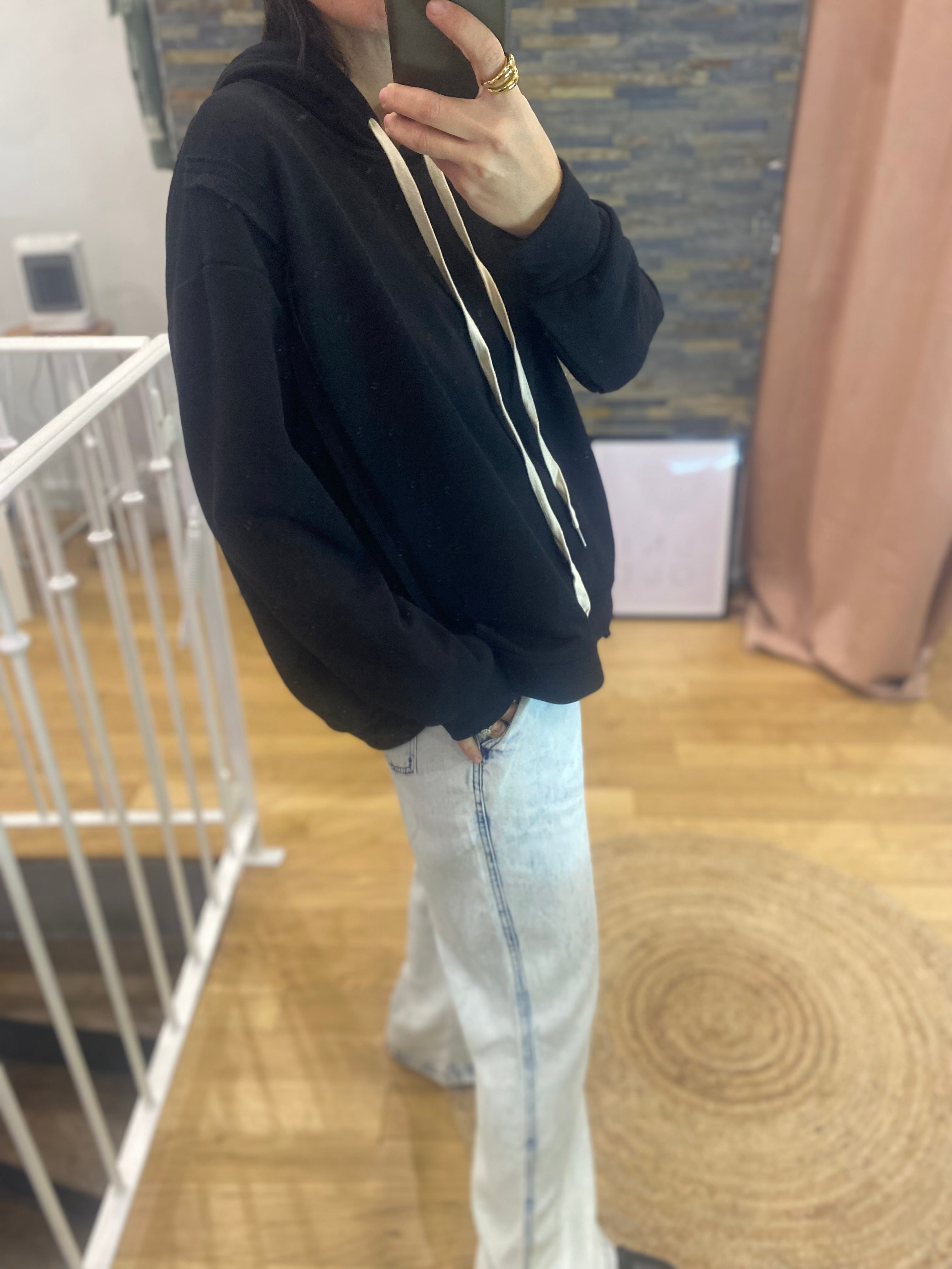 Sweat « Ilona » noir