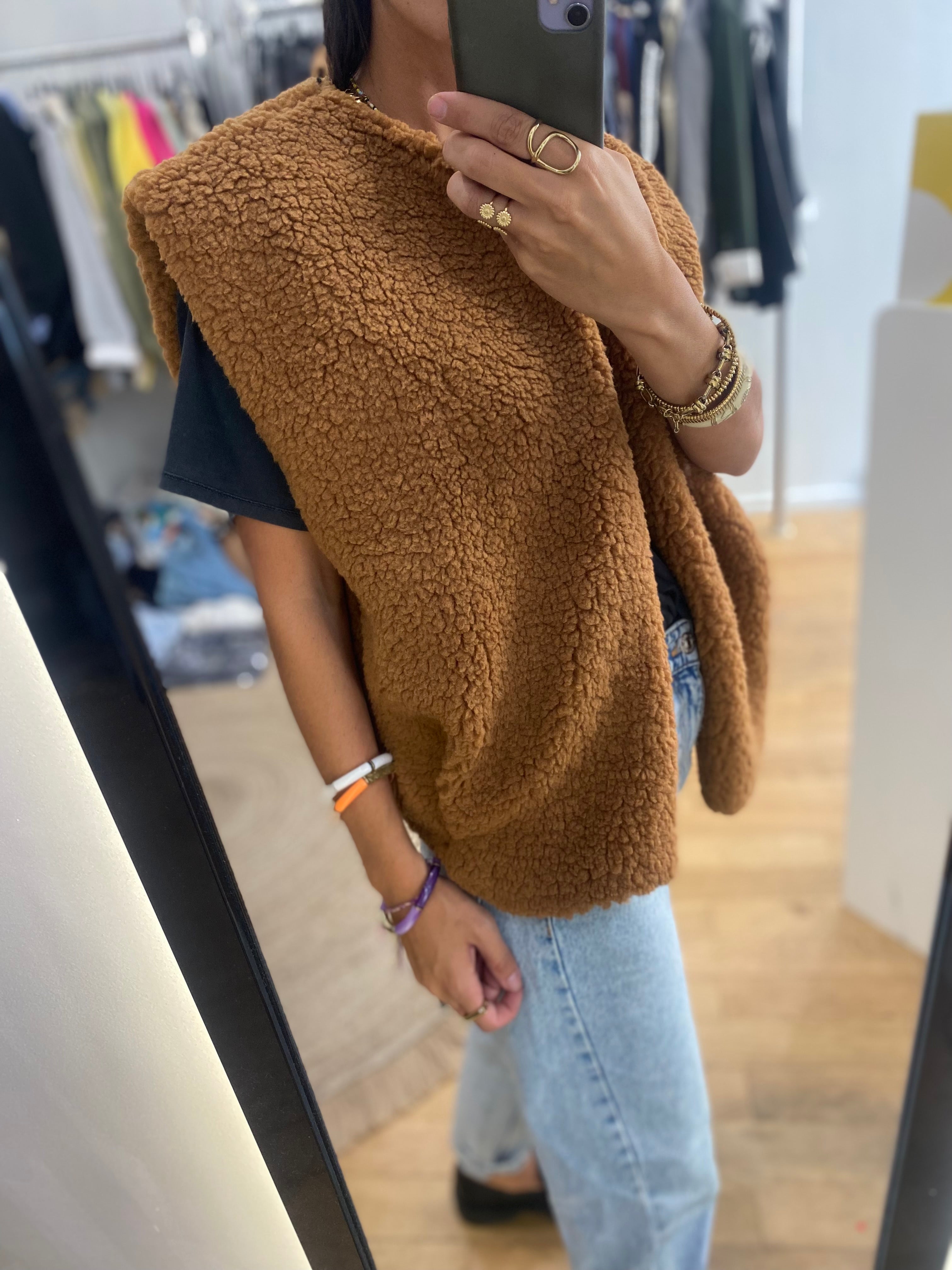 Veste  « ornella » camel