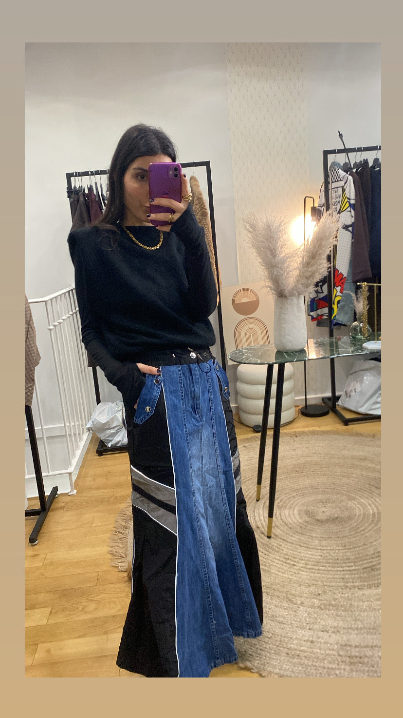 Jupe « Julie » bi matière