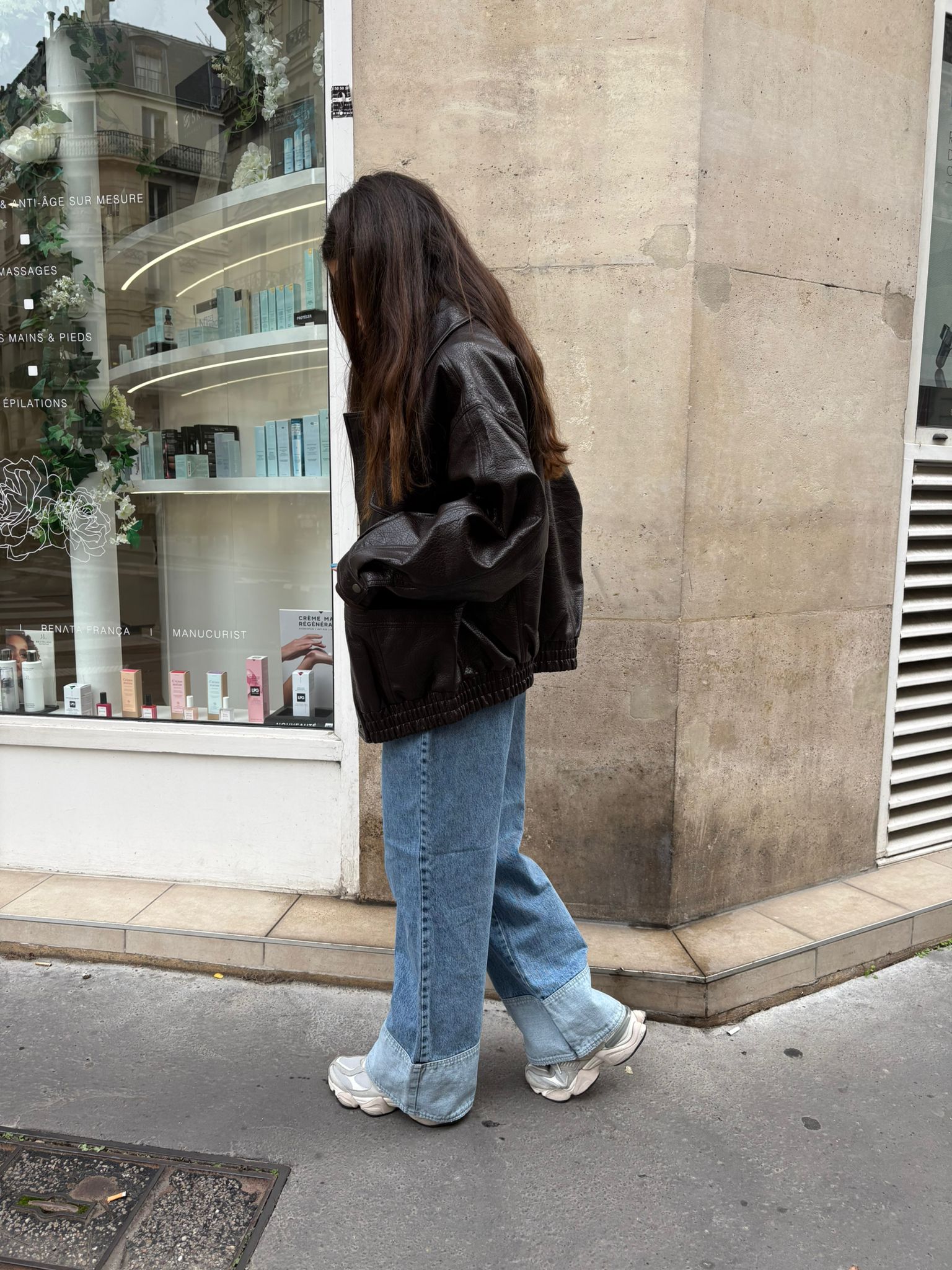Blouson « Zoé » marron