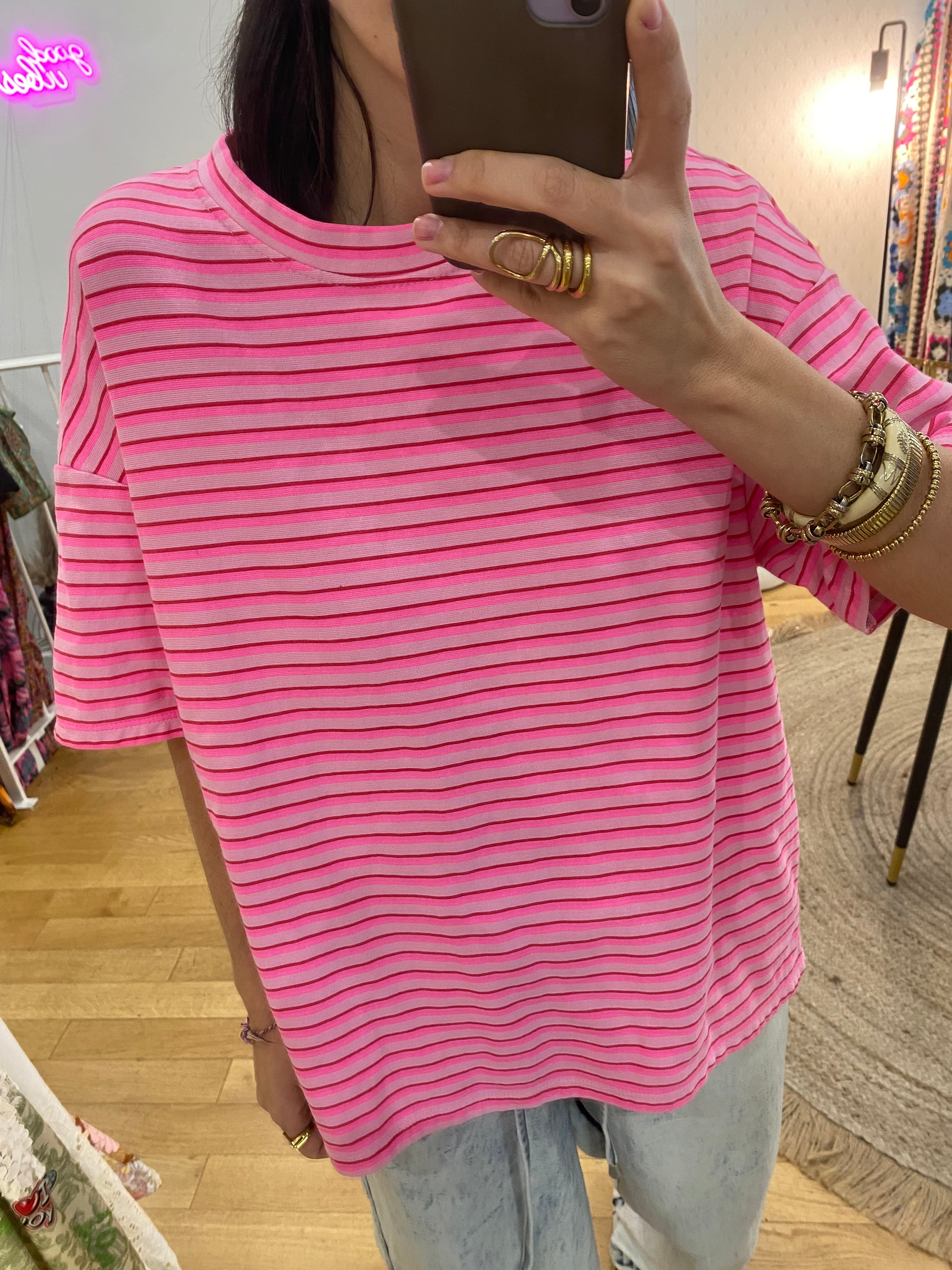 T-shirt « Livia » rose