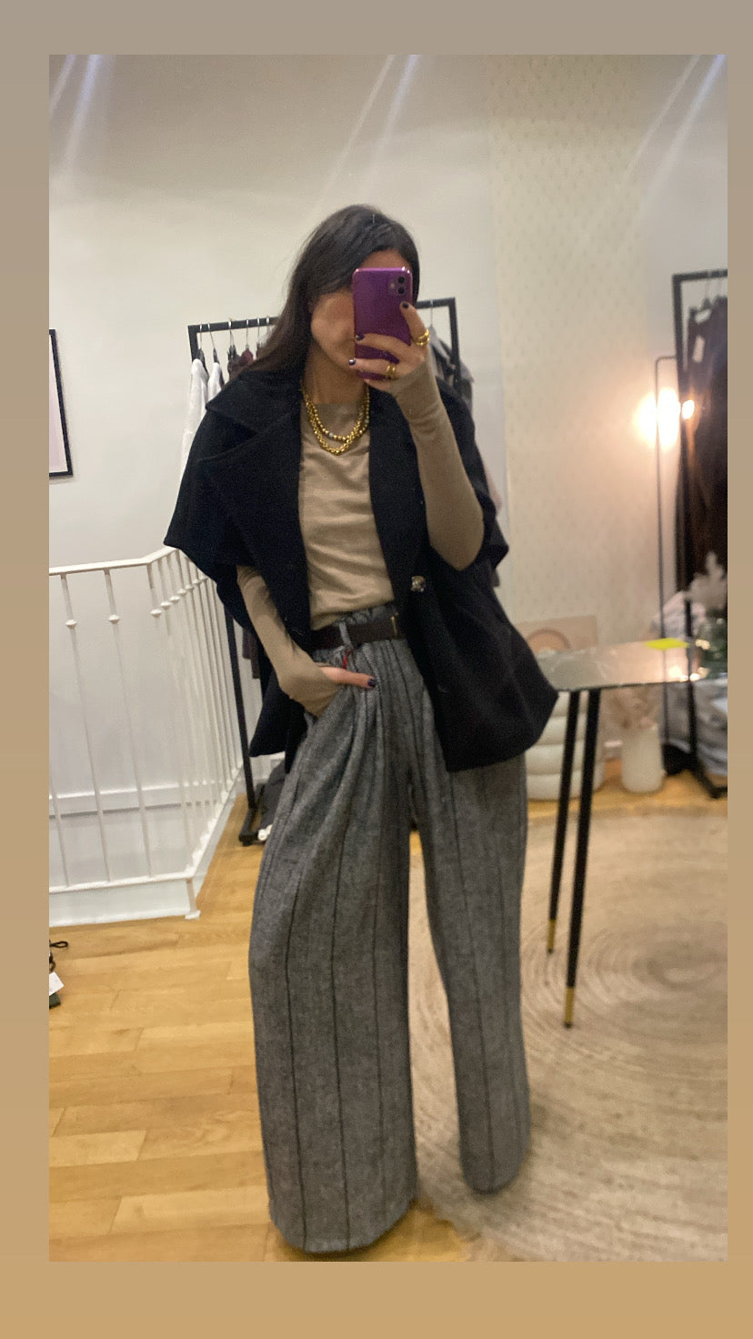 Pantalon « Line » noir