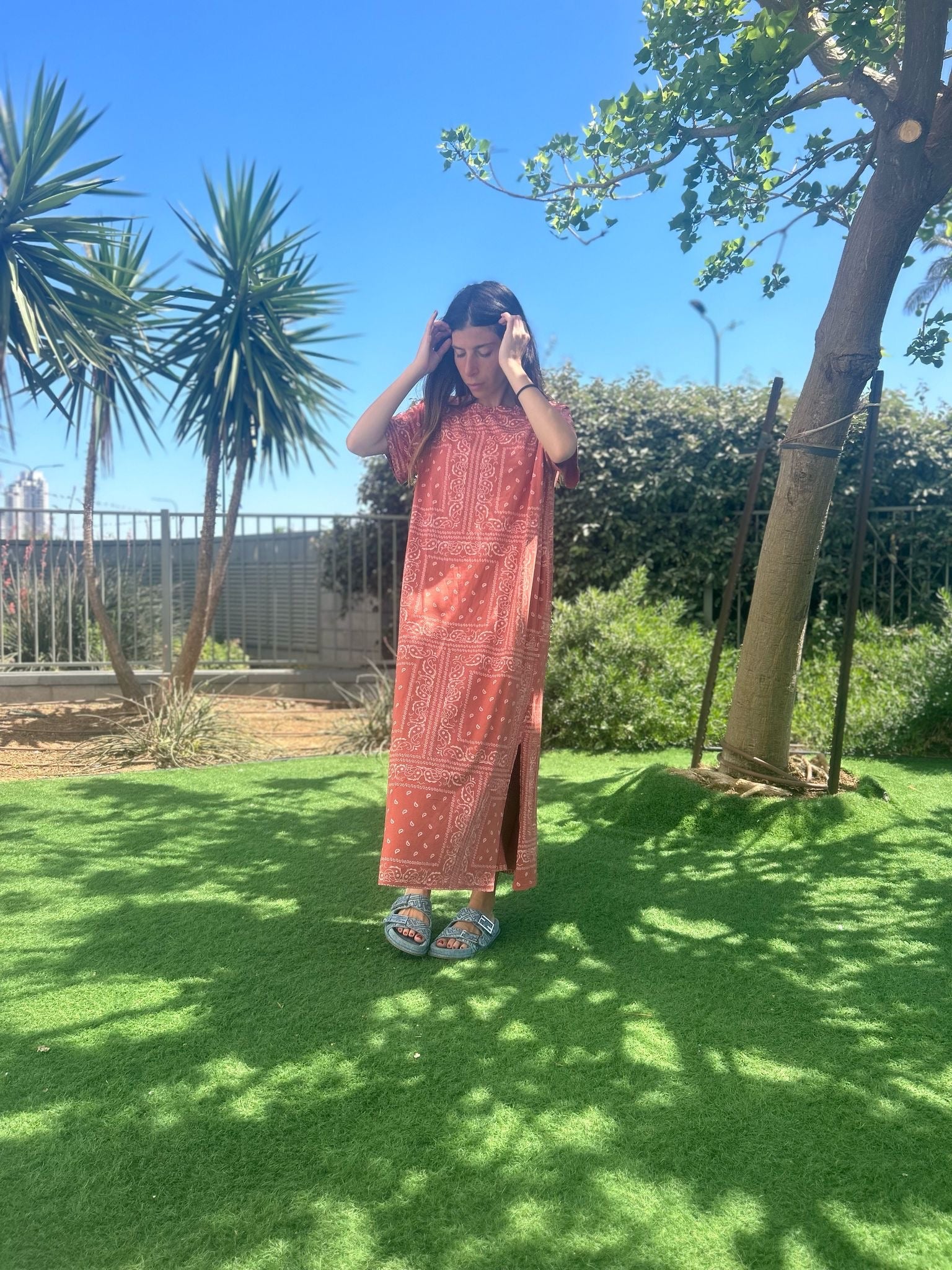 Robe « Scarlett » rouille