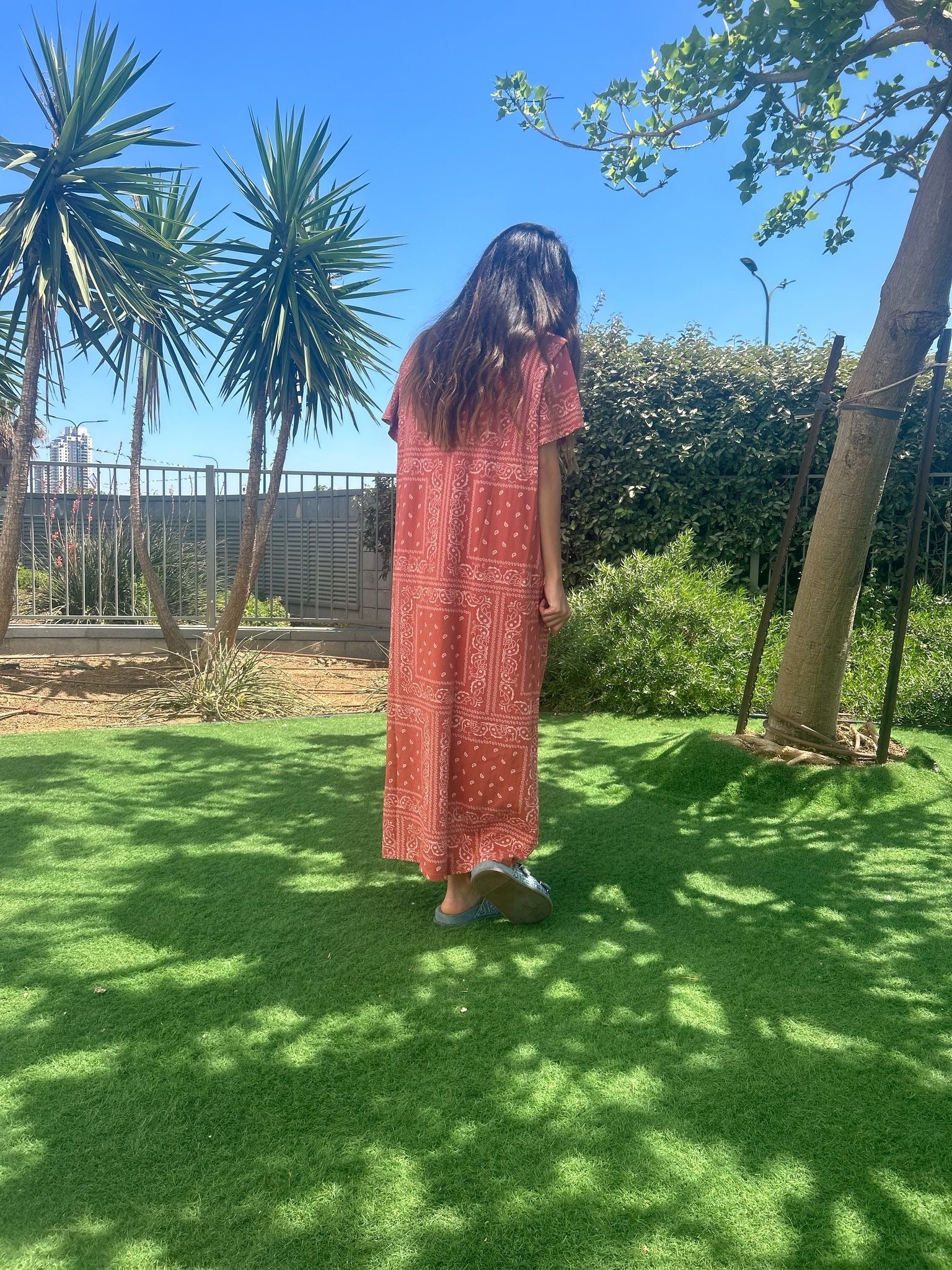 Robe « Scarlett » rouille